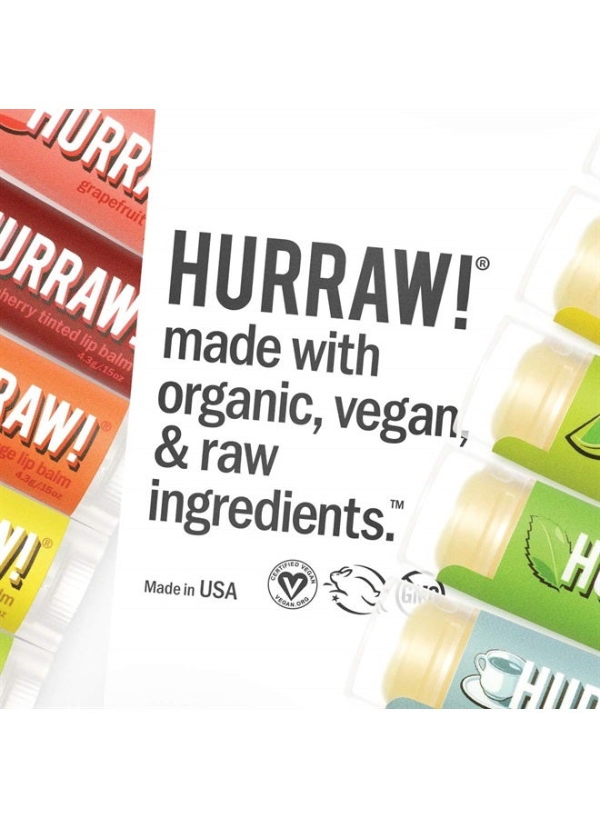 Hurraw! Green Tea Lip Balm, 2 Pack: Organic, Certified Vegan, Cruelty and Gluten Free. Non-GMO, 100% Natural Ingredients. Bee, Shea, Soy and Palm Free. Made in USA - Image 3
