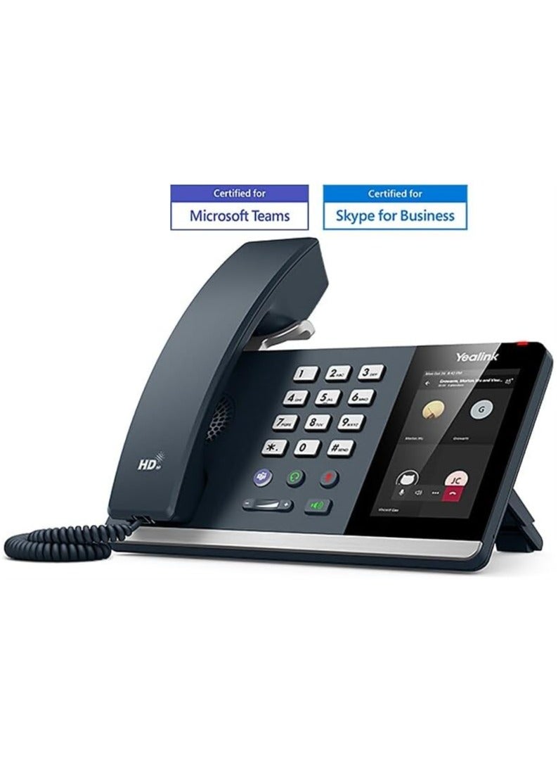 يالينك Yealink MP54-TEAMS IP Phone – Microsoft Teams Optimized, Android 9.0, 4-Inch Touchscreen, HD Audio, Gigabit PoE - Image 2
