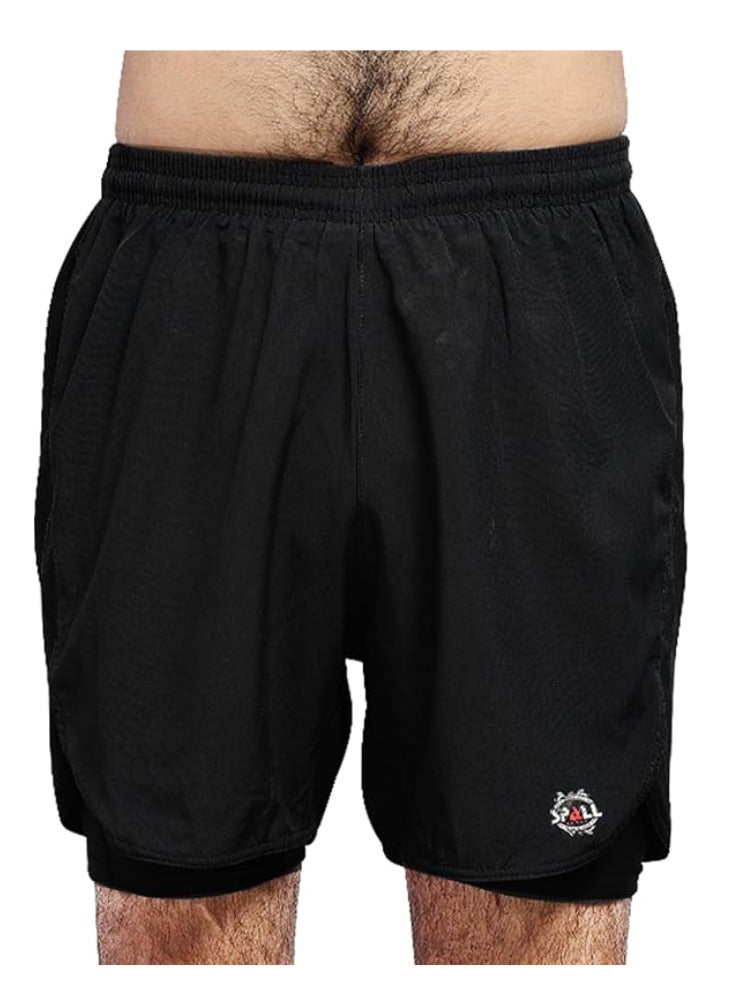 سبال شورت للجري خفيف الوزن وسريع الجفاف لتمارين الصالة الرياضية وكرة السلة ورياضات رياضية وركوب الدراجات والركض واللياقة البدنية وتدريب كمال الأجسام مثالي للرجال - Image 1