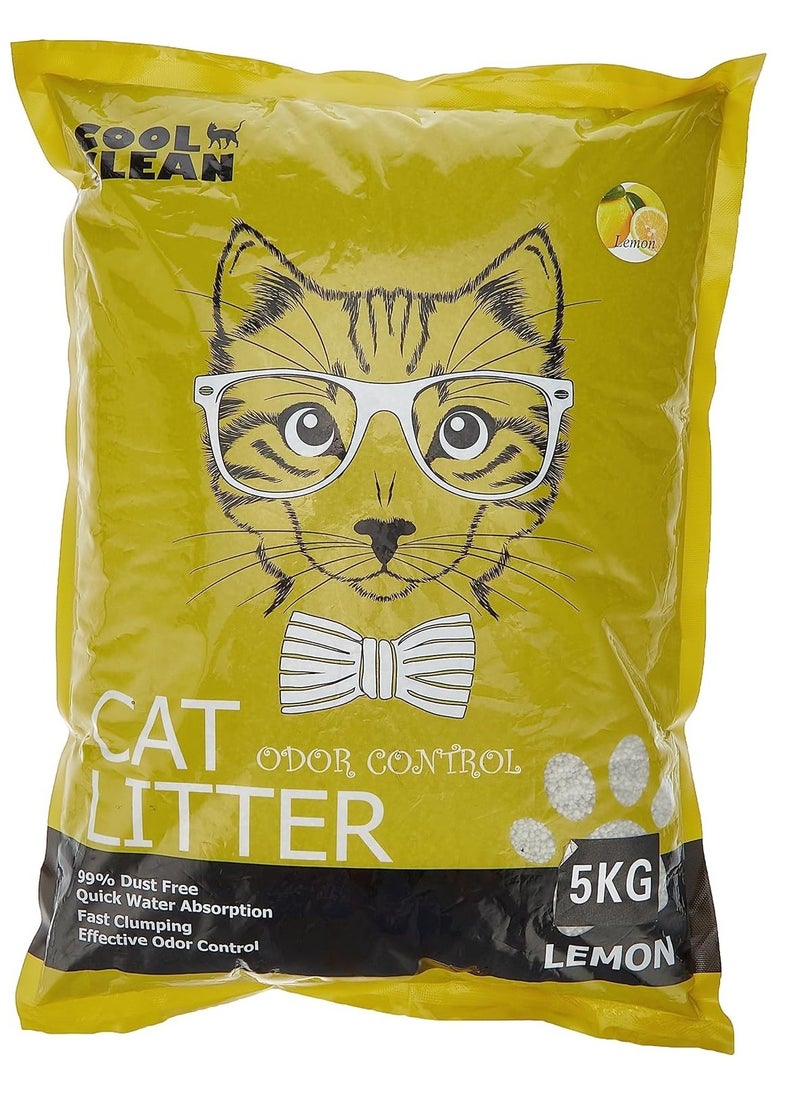 COOL CLEAN Clumping Cat Litter Lemon 5Kg 