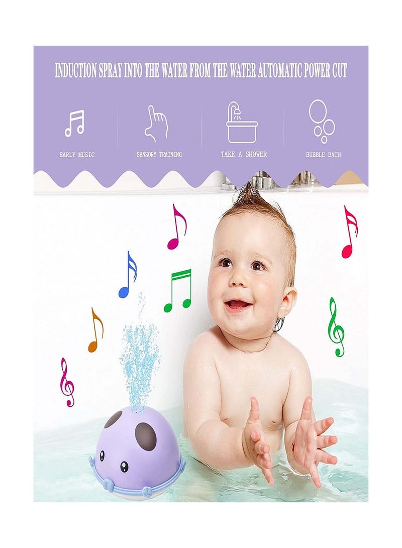 Colorful LED Light Music Bath Toy, Induction Spray Water Sprinkler for Toddlers and Infants, Fun Bathtub Toy for Kids, Enjoyable Bath Time Experience for Babies - Image 4