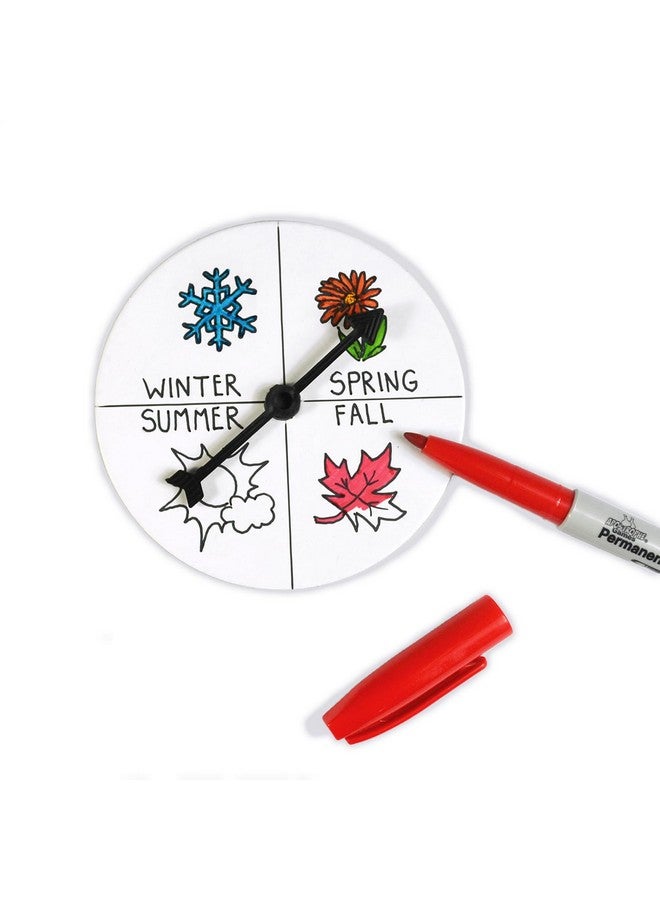 Apostrophe Games 12 لعبة لوحية دوارات السهام، ملحقات ألعاب عائلية - دوارات ألعاب فارغة DIY، أنشئ بنفسك - قطع بديلة - Image 4