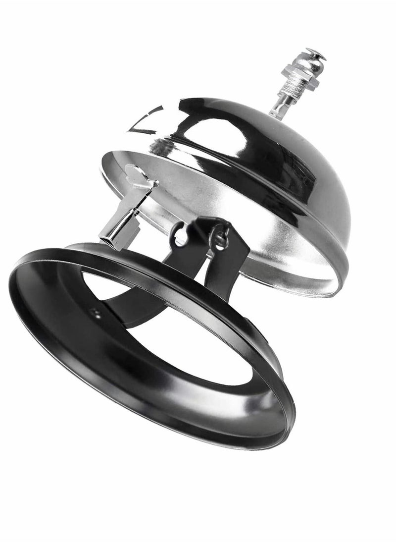 SYOSI Reception Call Bell, Service Bell with Metal Anti-Rust Construction, Chrome Finish, Ringing, Durable, Desk Bell for Schools, Restaurants, Reception Areas, Hospitals, Warehouses, 2 Packs  - Image 5