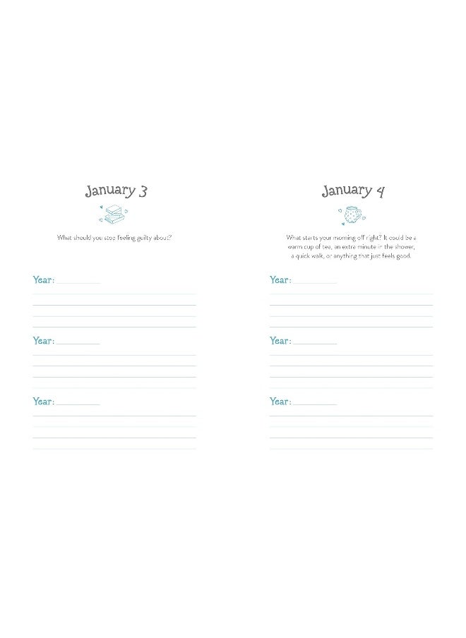 One Question a Day for Self-Care: A Three-Year Journal: Daily Check-Ins for Emotional Well-Being  - Image 3