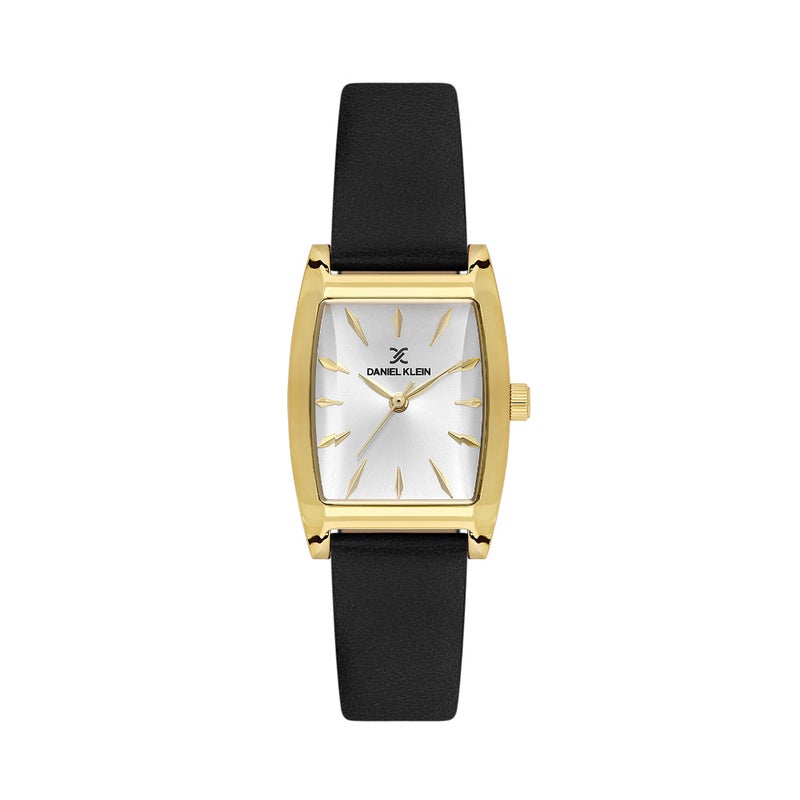 DANIEL KLEIN Premium Black Leather Watch for Women DK.1.14120-2 - Image 1