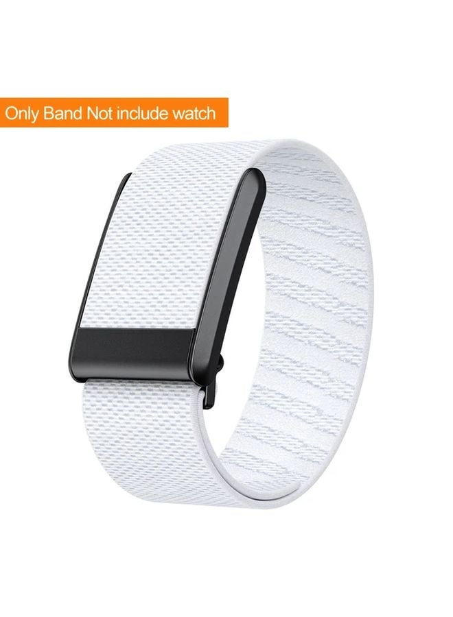 White Black For Whoop 4 0 Nylon Band Adjustable Strap Compatible With Fitness Trackers - Image 1