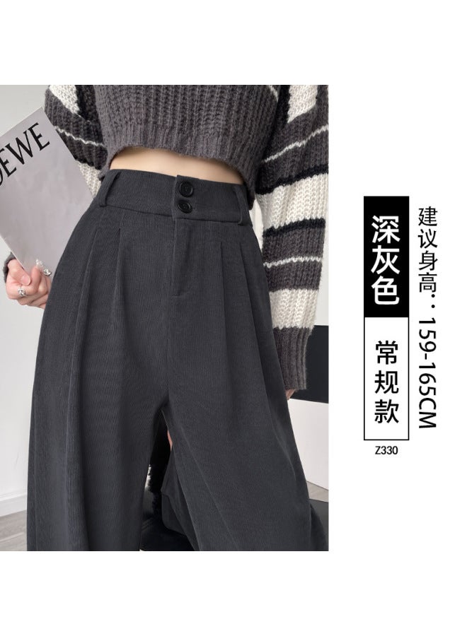 Suit Pants For Children Spring And Autumn New High-grade Draped Straight Casual Pants For Small Narrow Wide-leg Pants