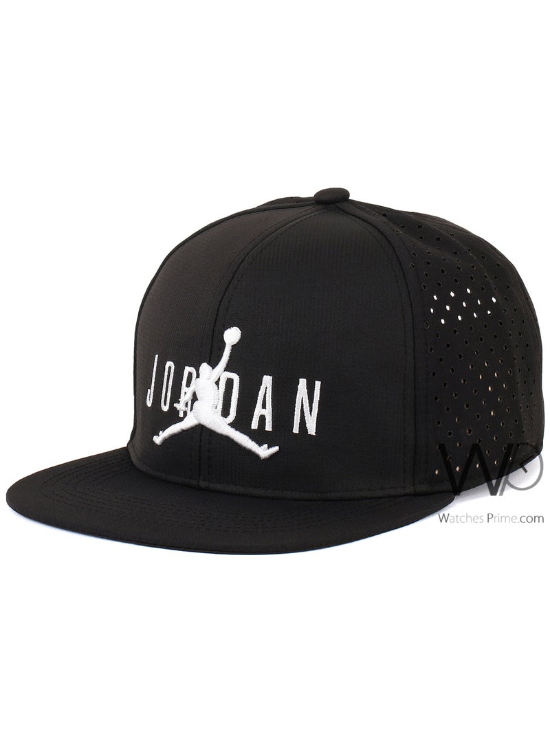 Jordan Jordan Snapback hip hop Cap Black Color Cotton Hat For Men  - Image 1