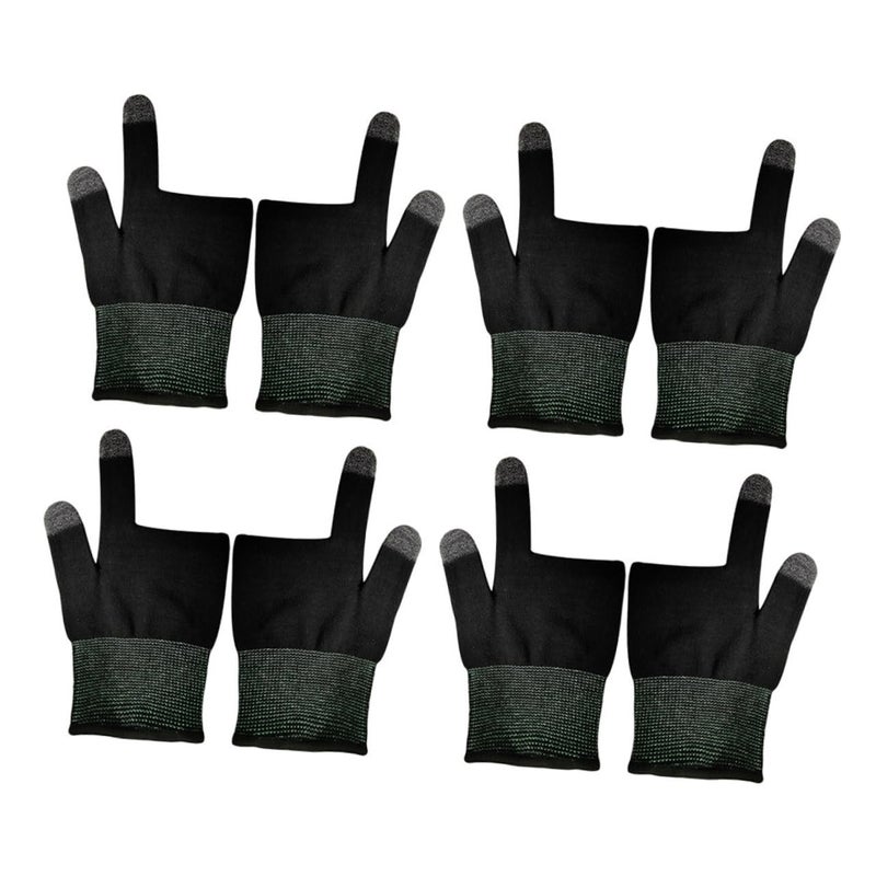 4 Pairs Touchscreen Gaming Gloves Finger Sleeves Breathable Warm Knit for Cycling Climbing - Image 2