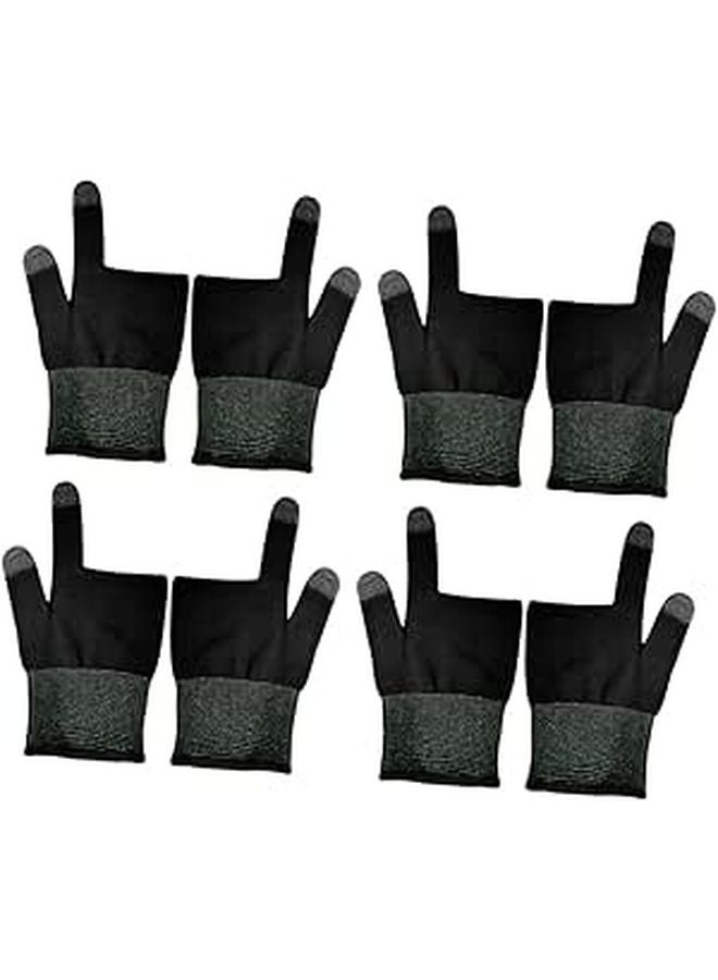 4 Pairs Touchscreen Gaming Gloves Finger Sleeves Breathable Warm Knit for Cycling Climbing - Image 1