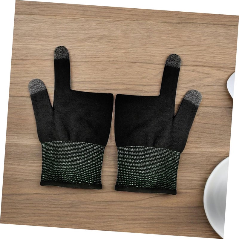 4 Pairs Touchscreen Gaming Gloves Finger Sleeves Breathable Warm Knit for Cycling Climbing - Image 5