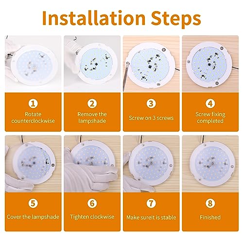RVZONE RV Lights Interior, 5 Inch Cool White RV LED Ceiling Puck Light Dimmable 12V RV Puck Lights 6000-6500k Transparent Frosted 4.5W RV Ceiling Dome Light for Camper Van Trailer Boat, 5-Pack - Image 3