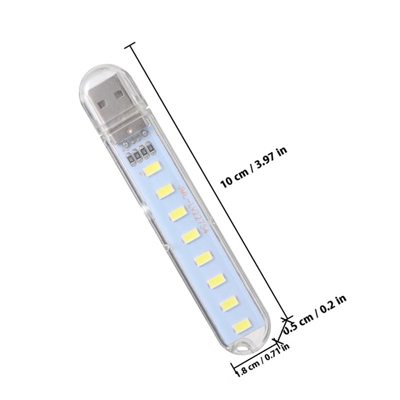 6Pcs USB Night Light Portable Plug-in Lamp for Bedroom Nursery Room - Image 2