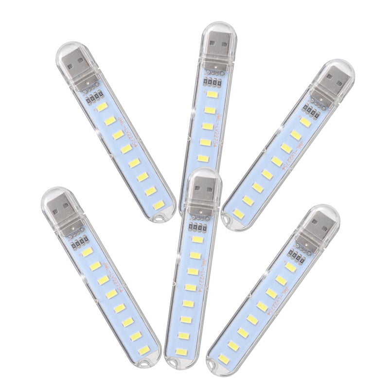 6Pcs USB Night Light Portable Plug-in Lamp for Bedroom Nursery Room - Image 4