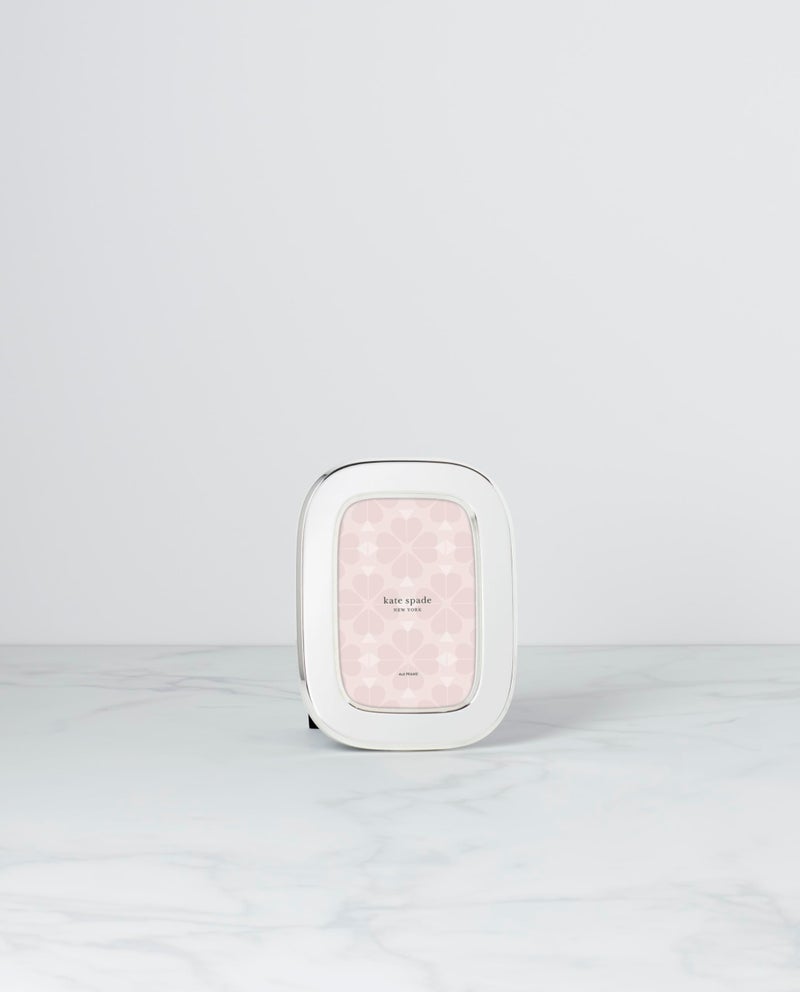 Kate Spade New York Silver South Street 4" X 6" Oval Frame, 0.80 LB - Image 2