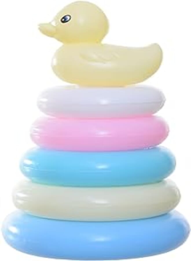 Duck Rings Play Set Of 6 Rings 36X22X22Cm Multicolor 