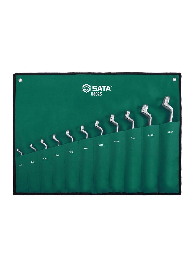 Sata SATA ST08023 11-Piece Metric Deep Offset Double Box End Wrench Set  - Image 1