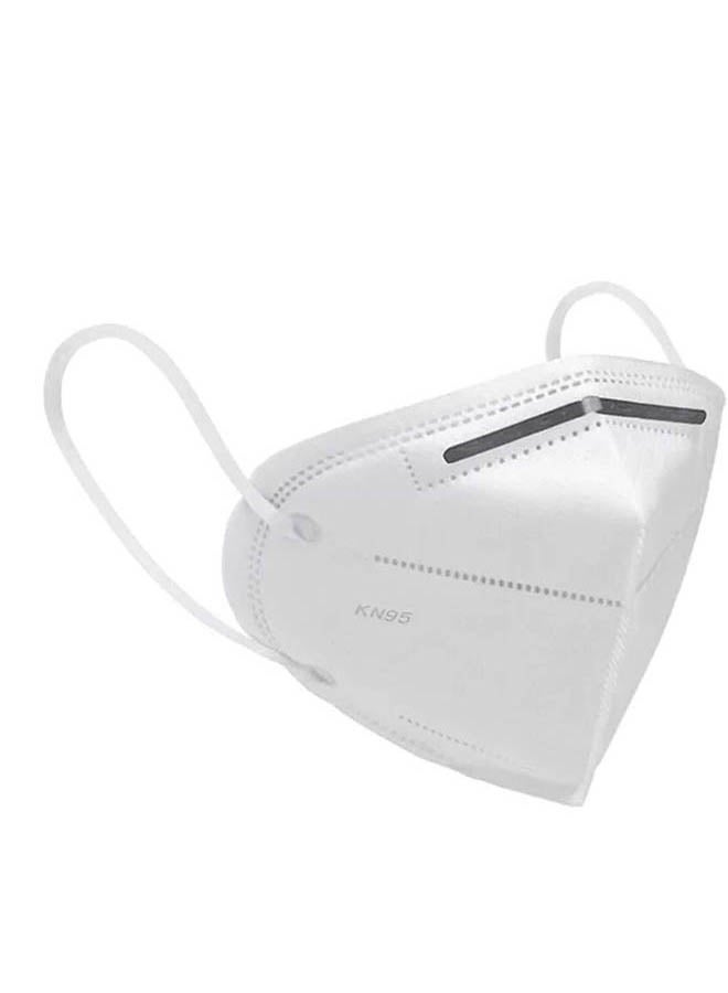 20-Piece 5-Layered KN95 Dustproof Face Mask White - Image 2