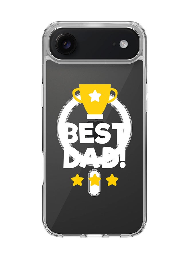 Stylizedd Classic Clear MagSafe Case for iPhone 17 Air , Hybrid Soft Case Flexible Edges Anti Drop TPU PC Gel Thin Transparent Cover [ Designed for iPhone 17 Air ] - Best Dad Cup