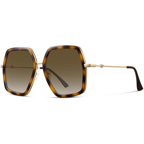 WOWSUN Oversized Big Fashion Sunglasses for Women Irregular Large Shades UV Protection - Image 1