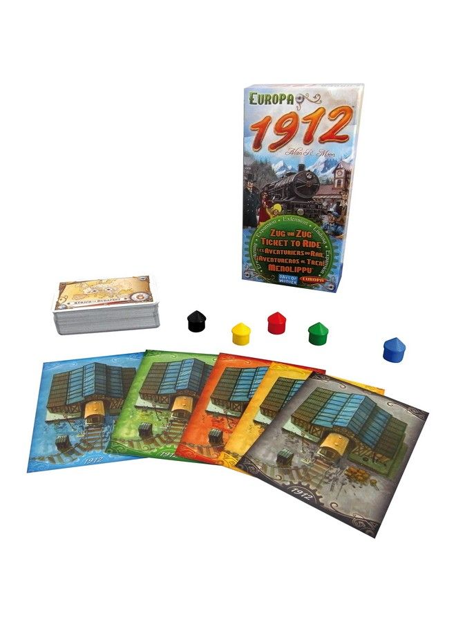 Days of Wonder Ticket To Ride Europa 1912 Board Game Expansion Family Board Game Board Game For Adults And Family Train Game Ages 8+ For 2 To 5 Players Made By Days Of Wonder - Image 3