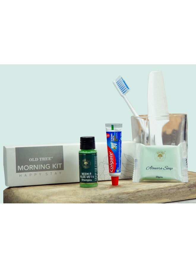 Old Tree - Morning Kit For Hotel (Set Of 50 Boxes) - Shampoo, Comb, Soap And Dental Kit - Hotel Toiletries Kit For Guest House, Marriage Hall - Image 1