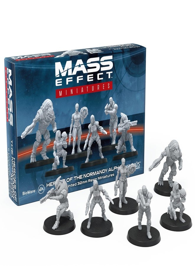 Modiphius Mass Effect Heroes of The Normandy Alpha Resin Collectors Miniature Set - Upgrade Your Game with Tabletop Miniatures! Ages 14+, 1-4 Players, 45-90 Min Playtime, Made by Modiphius Entertainment - Image 1