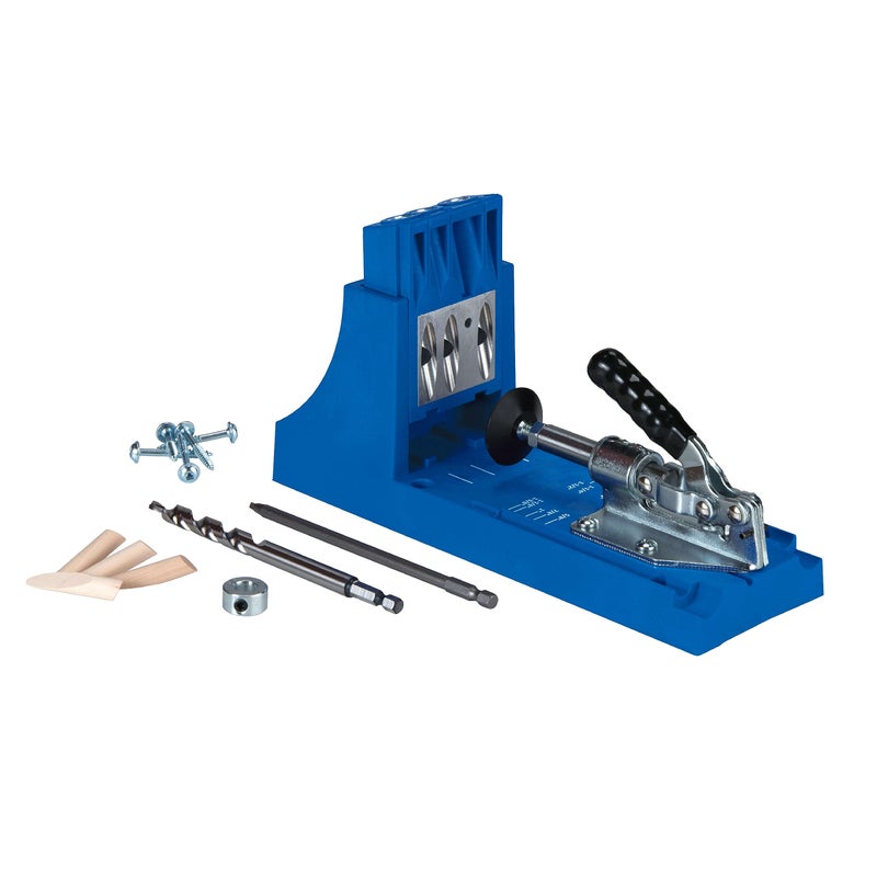 Kreg K4 Pocket Hole Jig - Adjustable, Versatile Jig for Strong Joints - Woodworking Tool - Create Perfect, Rock-Solid Joints - Easily Adjustable Drill Guides - For Materials 1/2" to 1 1/2" Thick - Image 1