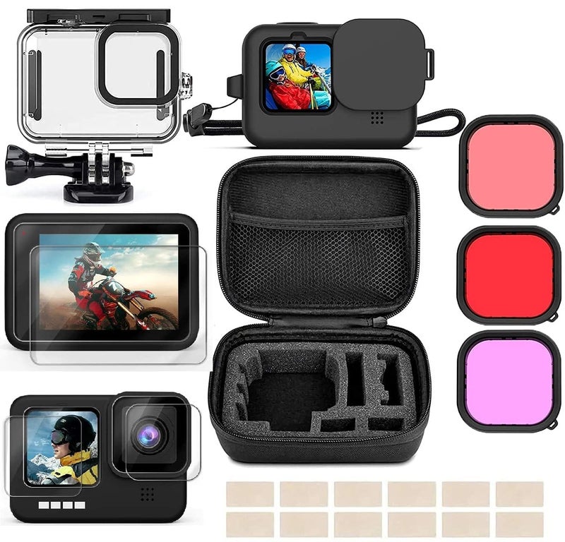 ADOFYS 24 in 1 Accessories Kit Action Camera Mount Kit Compatible with Hero GoPro Hero 9/10/11& 12 Action Camera - Image 2