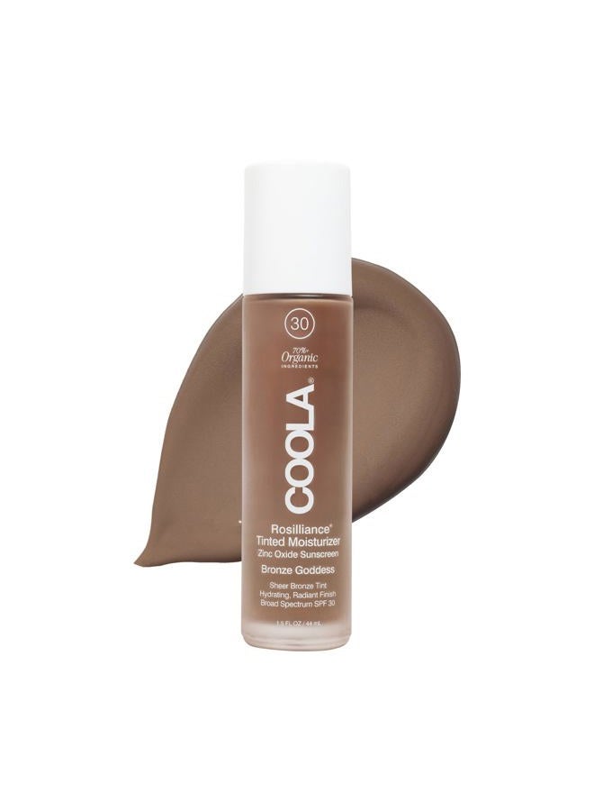 COOLA Organic Rosilliance BB Cream with SPF 30, Tinted Moisturizer Sunscreen & Foundation, Dermatologist Tested, Bronze Goddess, 1.5 Fl Oz - Image 1
