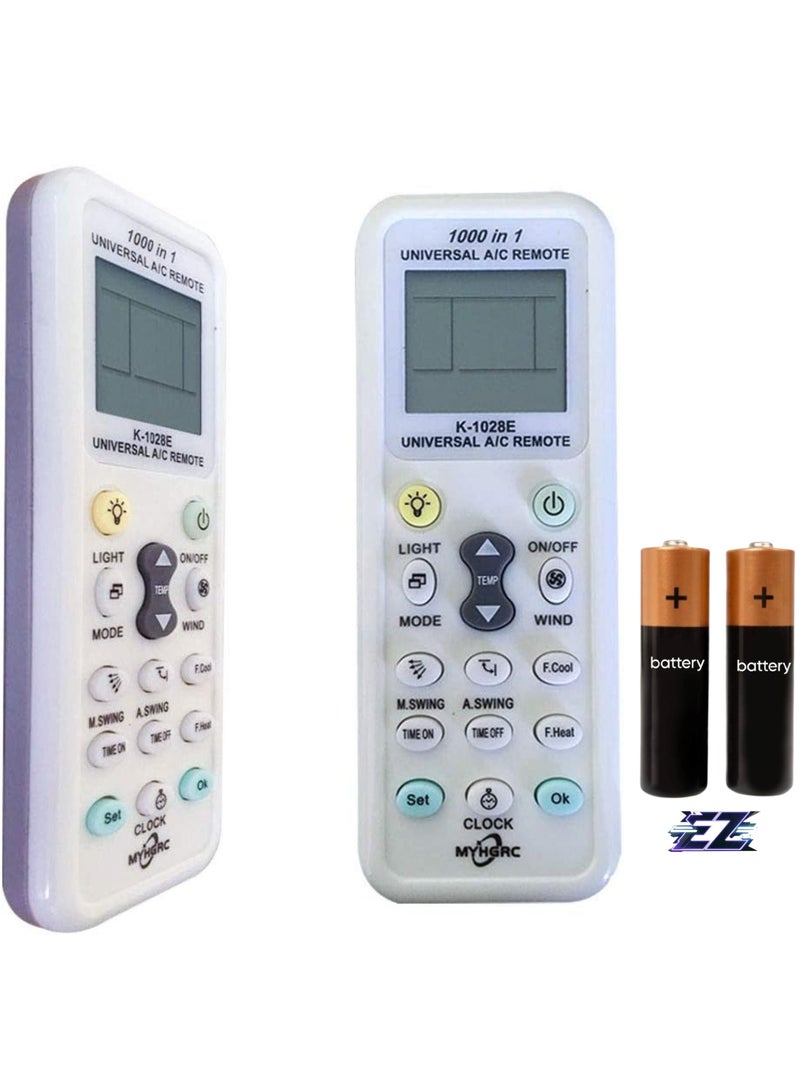ELTRAZONE Universal Air Conditioner A/C Remote Control for Haier, Hitachi, Panasonic, LG, Sharp, Gree, Midea, Bosch, Toshiba, Sanyo Air Conditioner Remote Control with Battery - Image 1