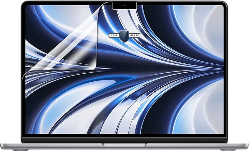 RGY Unbreakable Clear Screen Guard Compatible with Macbook Air 13.6Inch M2 Chip 2022 (A2681) laptop Protection Film - (HD Clear) - Image 1