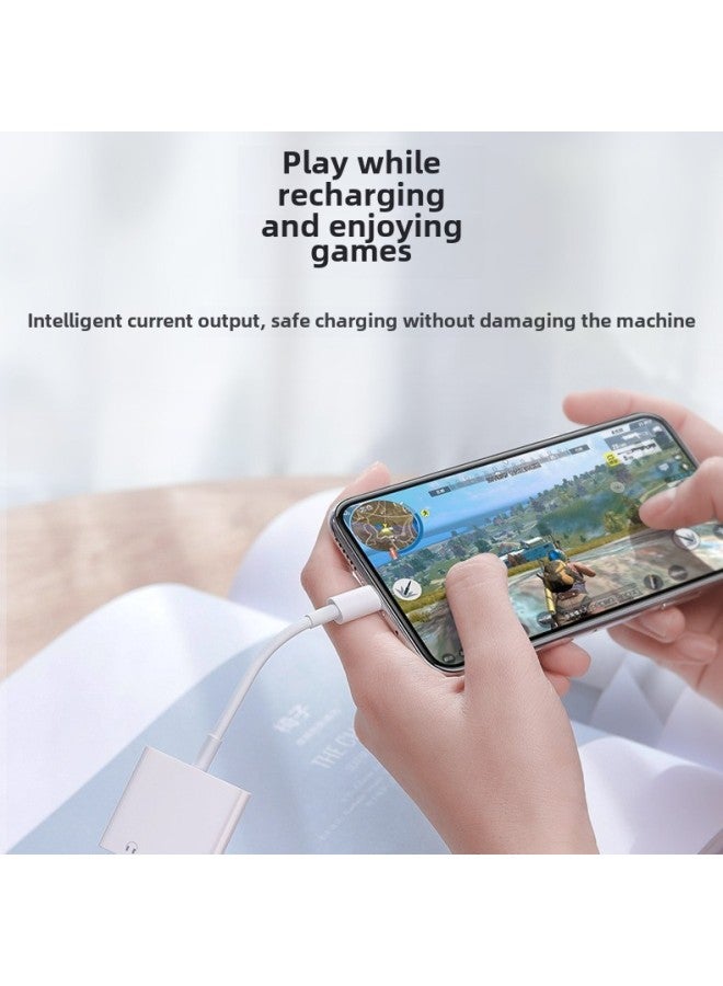 Type-c Mobile Phone Adapter For Apple Huawei 35mm Headset Song Call Adapter Wholesale-Interface Form:Typec+dc3.5 Interface 【pd60w Fast Charge】 - Image 3