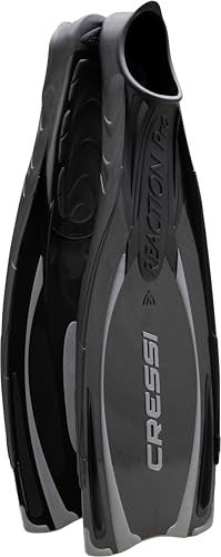 Cressi Reaction Pro Full Foot Pocket Fins Black 4041 - Image 1