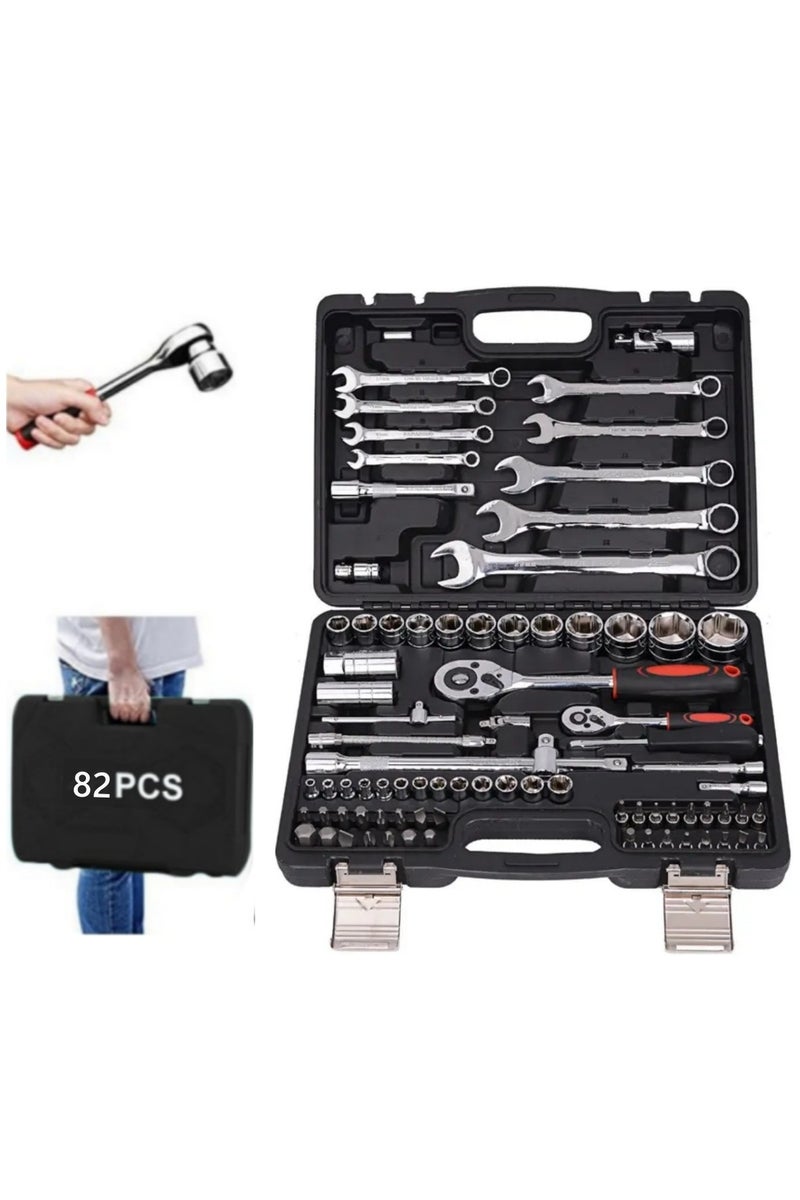 ايتي لايف مجموعة أدوات ميكانيكي السيارات المكونة من 82 قطعة