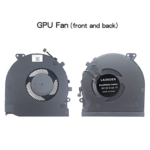 LAOKOEN New Replacement Cooling Fans for Razer Spirit Blade 15 RZ09-0270 RZ09-0300 RZ09-03009E97 RZ09-03009E21 RZ09-0328 RZ09-03287E22 RZ09-03289E21 RZ09-0369 RZ09-0369A RZ09-0369B RZ09-0369BE22 Laptop Fan - Image 5
