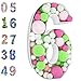 JoyBox Design 3FT Mosaic Balloon Frame Number 6 PreCut Kit Foam Board DIY Craft Kit for Birthday Decoration - Image 4