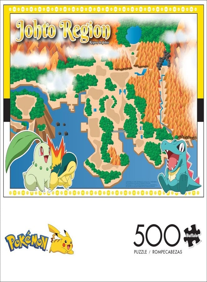 Buffalo Games - Pokemon- Johto Region - 500 Piece Jigsaw Puzzle for Adults -Challenging Puzzle Perfect for Game Nights - Finished Size is 21.25 x 15.00 - Image 3