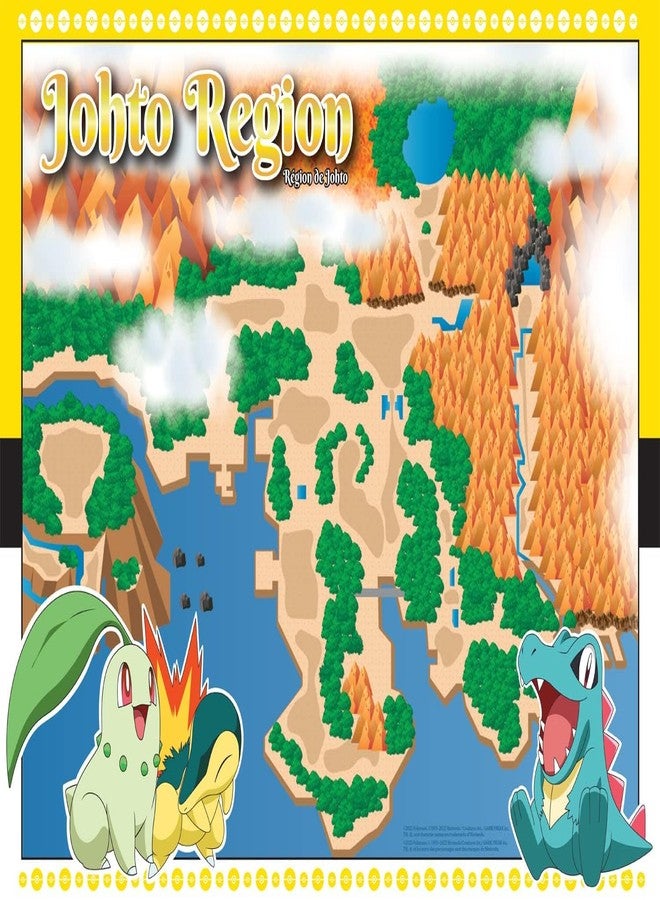Buffalo Games - Pokemon- Johto Region - 500 Piece Jigsaw Puzzle for Adults -Challenging Puzzle Perfect for Game Nights - Finished Size is 21.25 x 15.00 - Image 2