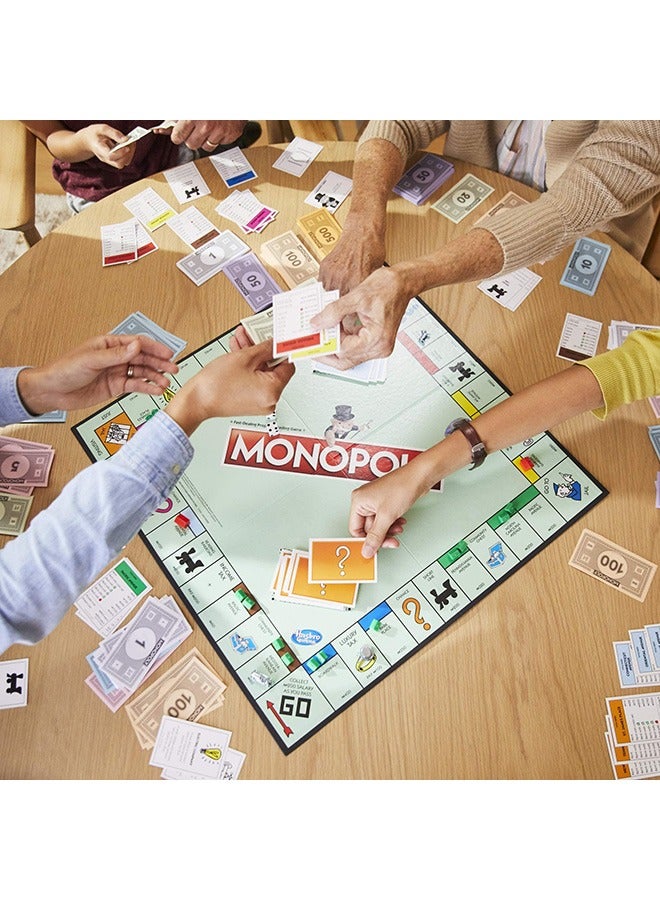 HASBRO - GAMING Hasbro Monopoly Game, Classic Family Board Game for 2 to 6 Players, for Kids Ages 8 and Up - Image 3