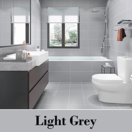 DWIL Tub Paint, Tub and Tile Refinishing Kit with Tools, Bathtub Paint Water Based &Low Odor, Easy to Use for Sink Bathroom Shower, Light Grey 35oz/50-55sq.ft - Image 2
