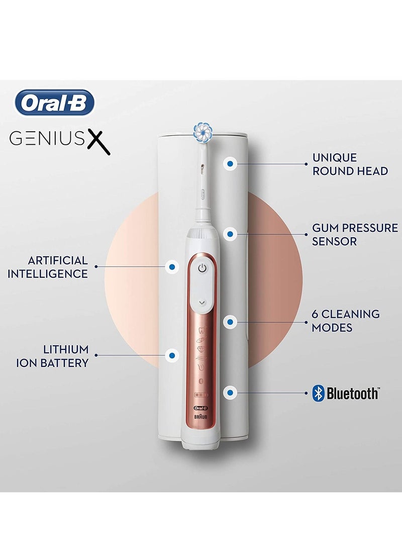 Oral-B - Genius X Artificial Intelligence Electric Toothbrush Limited Edition With Travel Case - Image 1