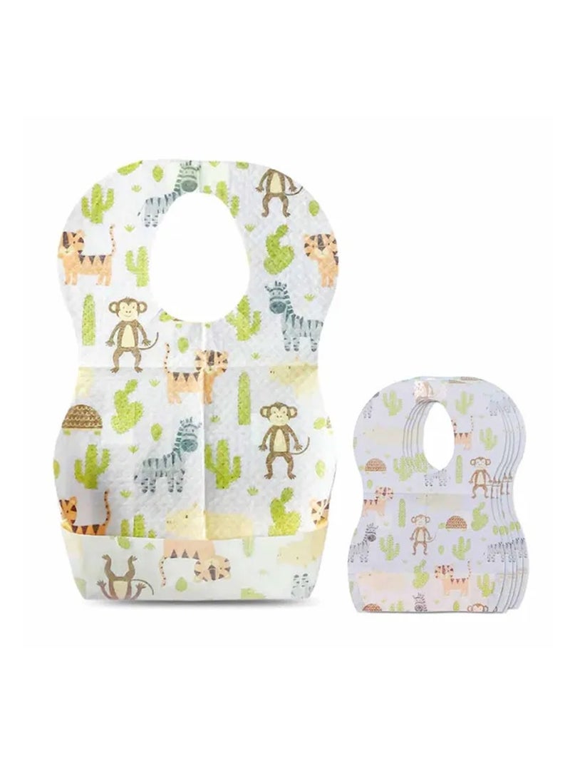 Star Babies - Disposable Bibs Pack of 15 - Animals - Image 1