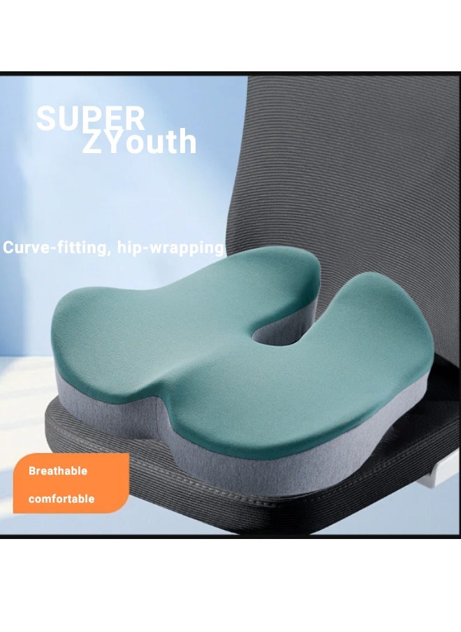 Seat Cushions, Non-slip Chair Pads with Memory Foam, Coccyx Cushions for Pressure Relief, Computer Games, Office and Car Seat Cushions