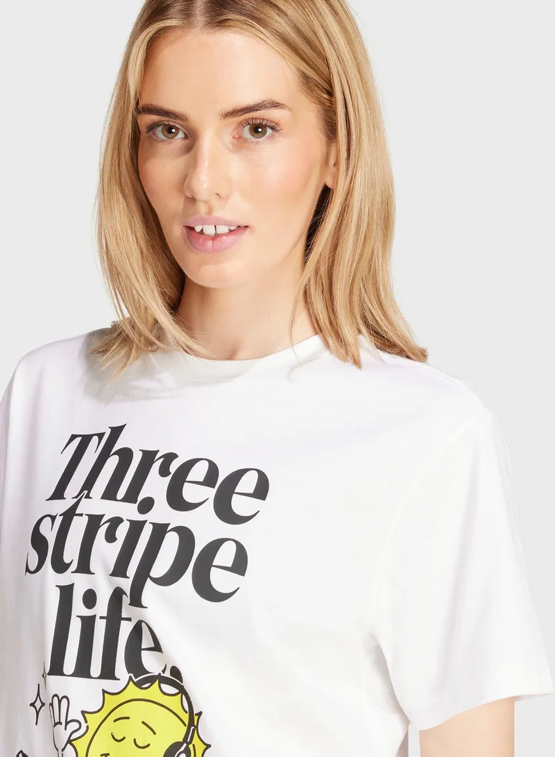 Adidas Positive Graphic T-Shirt