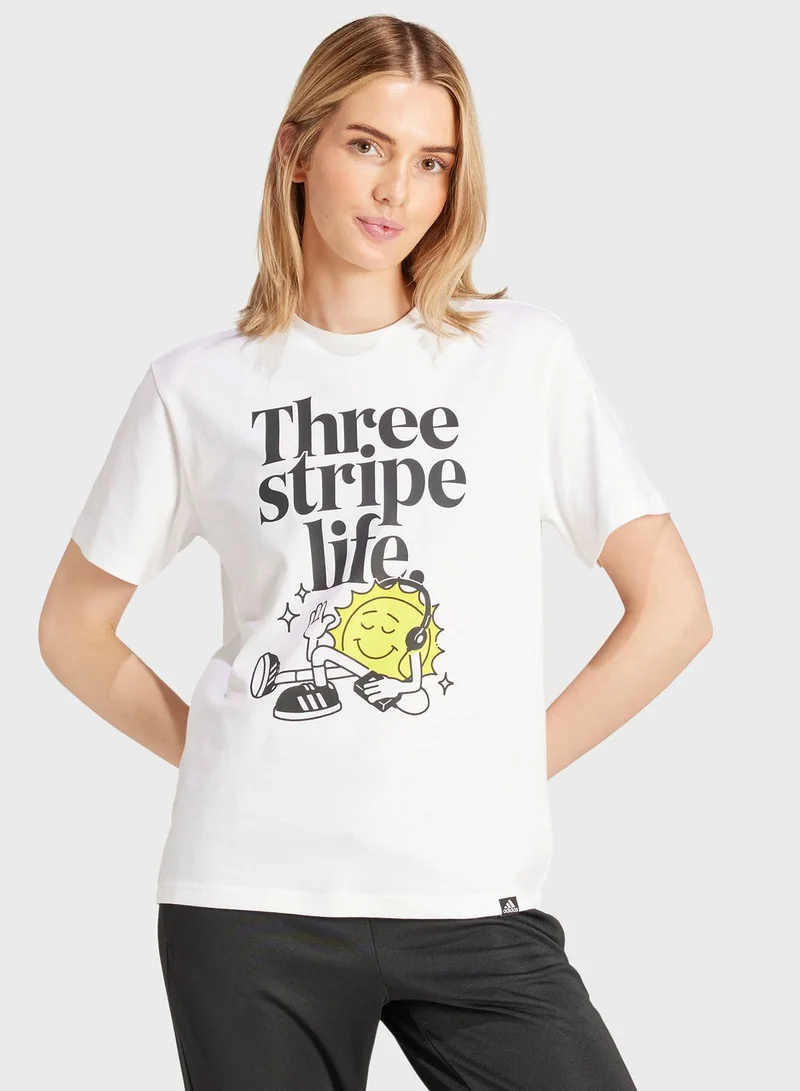 Adidas Positive Graphic T-Shirt