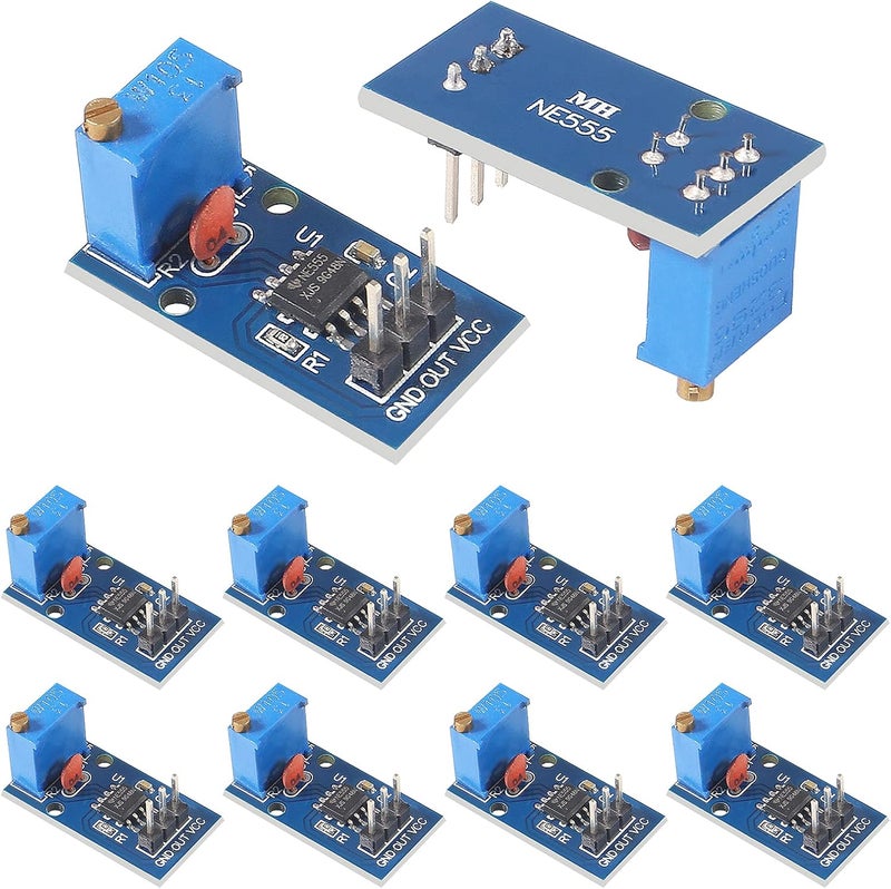 UMLIFE 10pcs NE555 Adjustable Resistance Frequency Single Channel Output for Arduino Smart Car  - Image 1