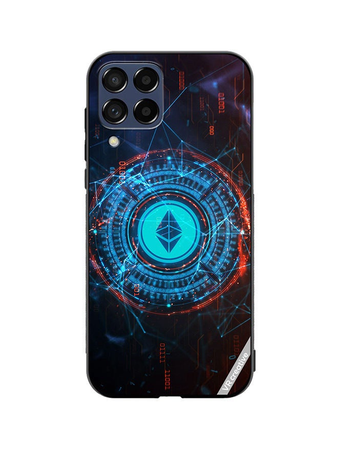 VR CREATIVE Protective Case Cover For Samsung Galaxy M33 Etherium Design Multicolour - Image 1