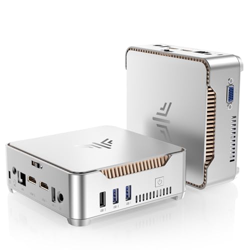 KAMRUI GK3Plus Mini PC, 16GB RAM 512GB M.2 SSD Mini Computers,12th Alder Lake N95 (up to 3.4GHz) Micro PC, 2.5''SSD, Gigabit Ethernet,4K UHD,Three Screen Display, WiFi,BT,VESA/Home/Business Small pc - Image 1
