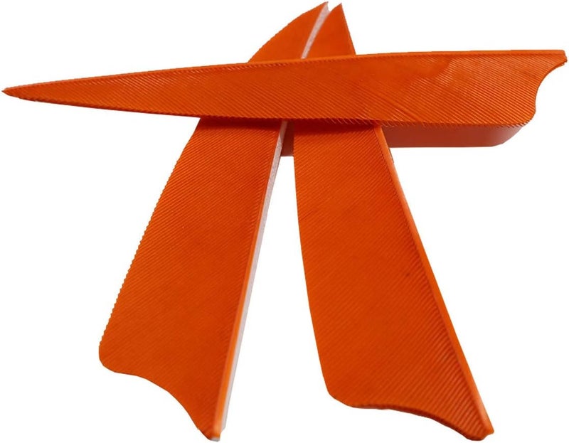 MS JUMPPER Arrows 3 Inch Real Feathers Fletching with Shield Cut for DIY Hunting Shooting Shafts (36 Pack) - Image 1